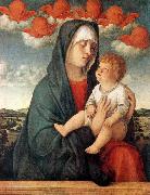BELLINI, Giovanni Madonna of Red Angels tr oil on canvas
